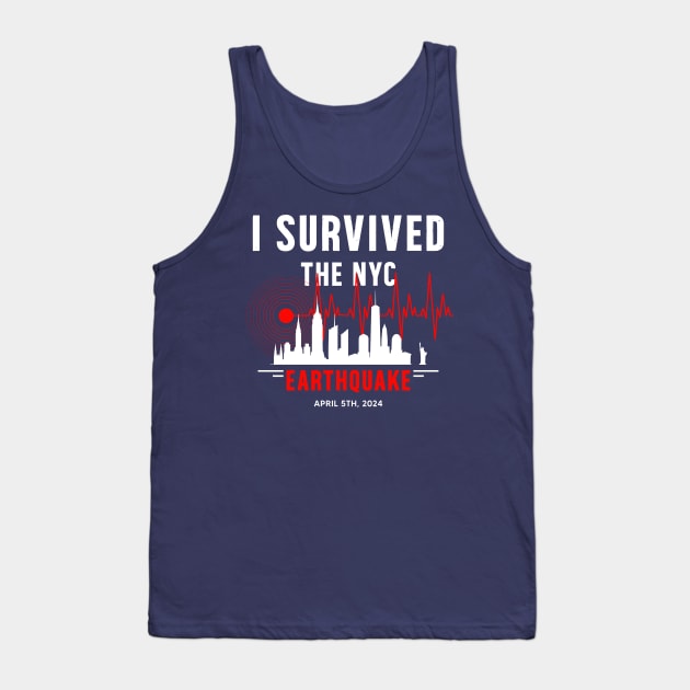 I Survived-The-Nyc-Earthquake Tank Top by SonyaKorobkova